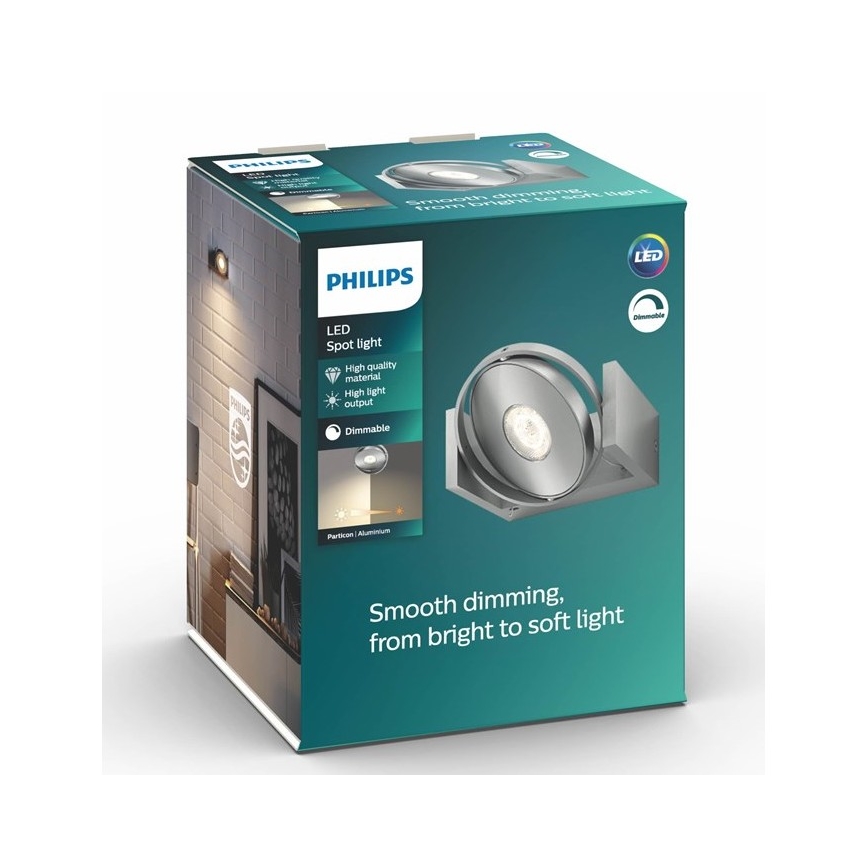 Philips 53150/48/P0 - LED Stmievateľné nástenné svietidlo PARTICON LED/4,5W/230V