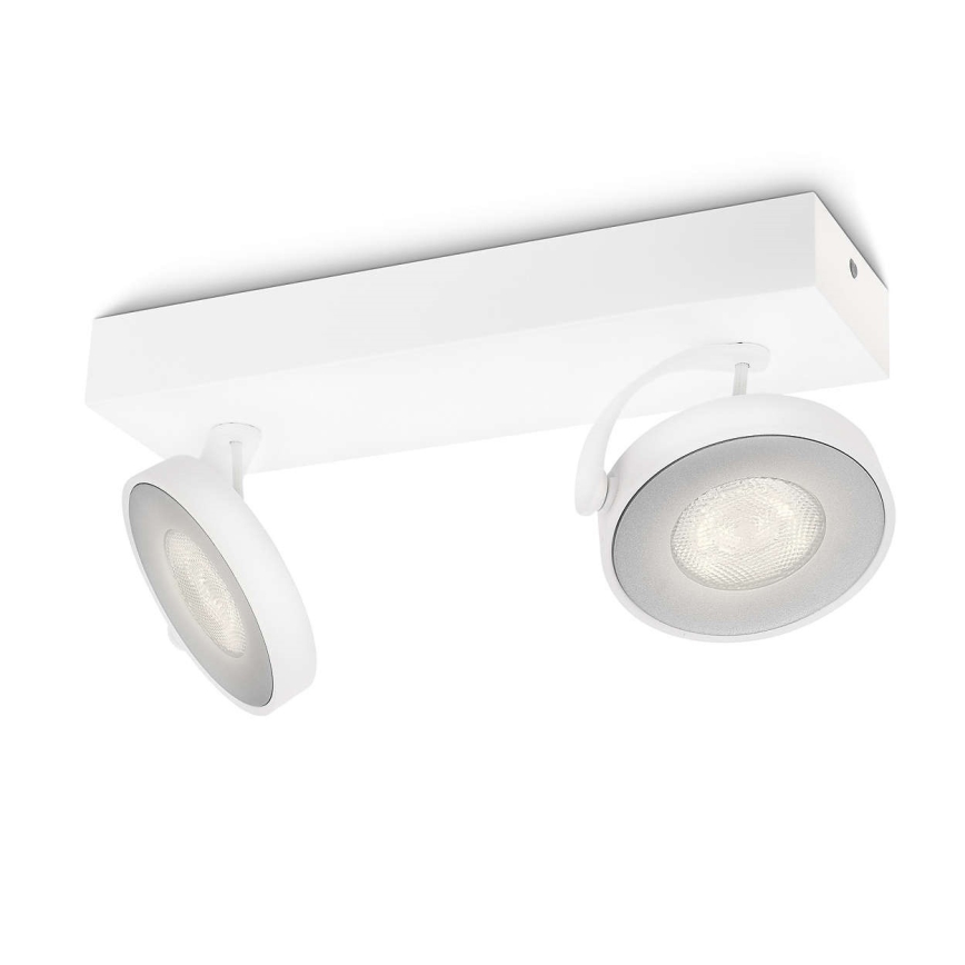 Philips 53172/31/16 - LED bodové svietidlo MYLIVING CLOCKWORK 2xLED/4W/230V