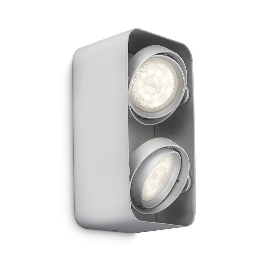 Philips 53202/48/16 - LED bodové svietidlo AFZELIA 2xLED/3W/230V