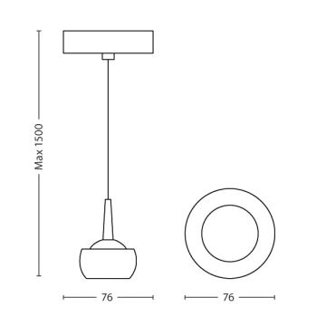 Philips 53221/11/16 - LED luster MYLIVING CYPRESS 1xLED/3W/230V