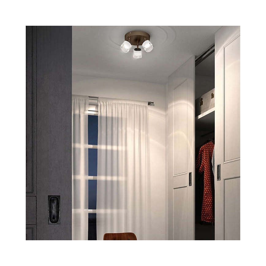 Philips 53333/06/16 - LED bodové svietidlo FREMONT 3xLED/4W/230V