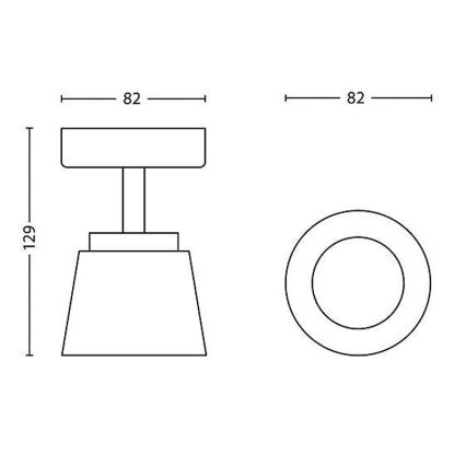 Philips - LED bodové svietidlo 1xLED/4W/230V