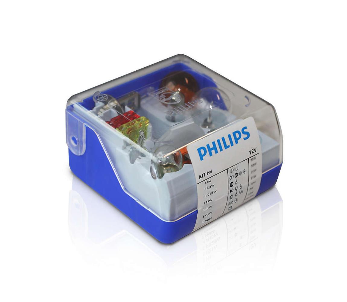 Philips Philips 55005SKKM - Sada náhradných autožiaroviek H4 12V