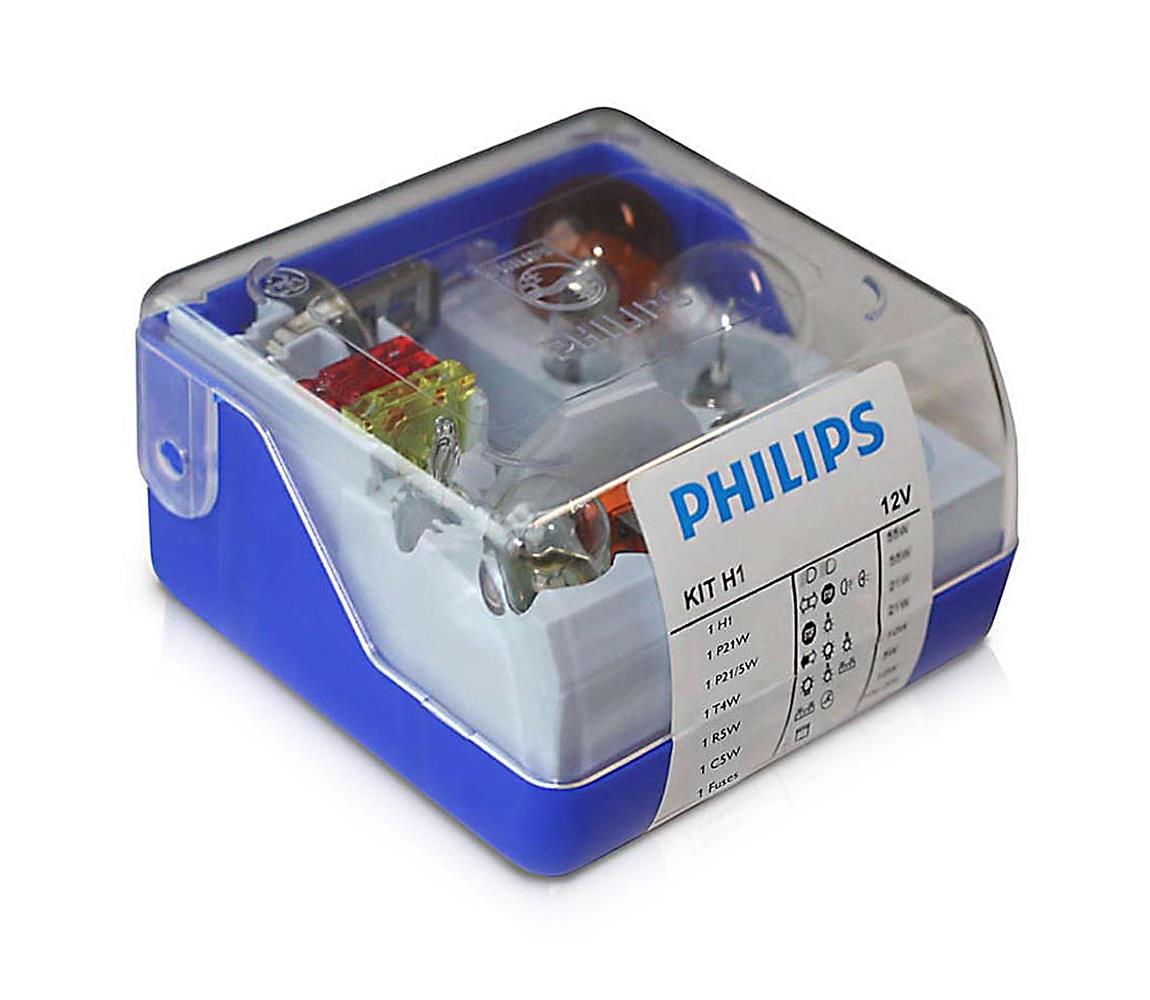 Philips Philips 55008SKKM - Sada náhradných autožiaroviek H1 12V