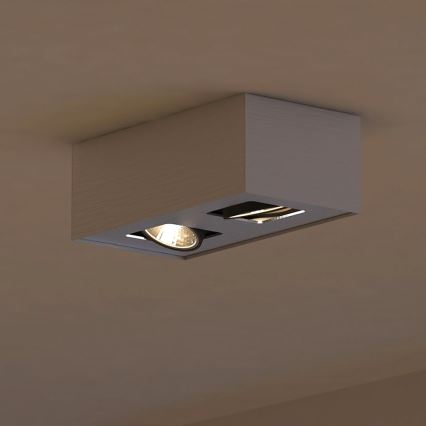 Philips 56232/48/PN - LED Bodové svietidlo TEMPO 2xGU10/6,5W/230V