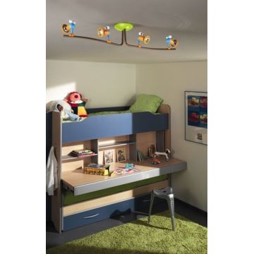 Philips 56314/55/16 - LED Detské bodové svietidlo MYKIDSROOM BIRDEY 4xGU10/3,5W/230V