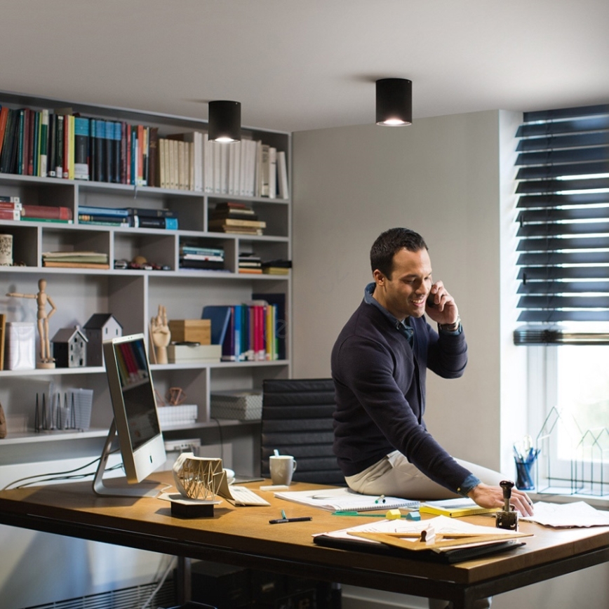 Philips 56330/30/PN - LED Bodové svietidlo MYLIVING PILLAR 1xGU10/6W/230V