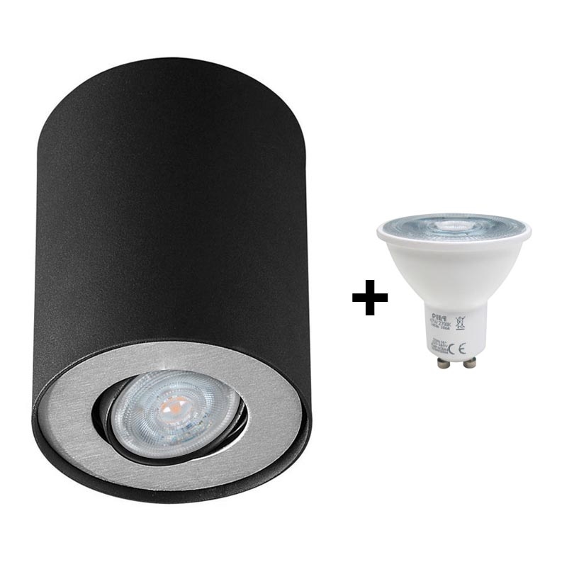 Philips 56330/30/PN - LED Bodové svietidlo MYLIVING PILLAR GU10/4,7W/230V
