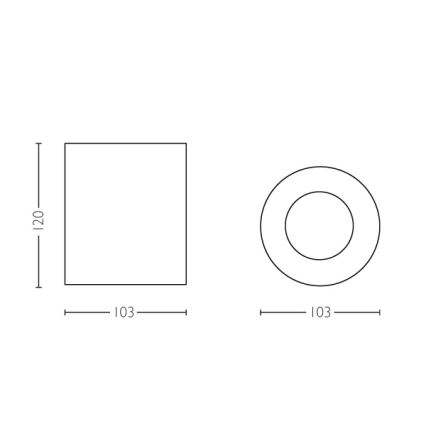 Philips 56330/31/P8 - LED Bodové svietidlo PILLAR HUE 1xGU10/5,5W/230V