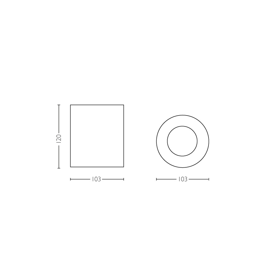 Philips 56330/31/P8 - LED Bodové svietidlo PILLAR HUE 1xGU10/5,5W/230V