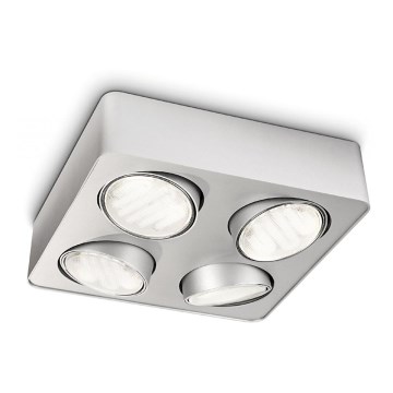 Philips 57954/48/16 - Bodové svietidlo MYLIVING CONFIDENT 4xGX53/9W/230V Philips 57954/48/16 - Bodové svietidlo MYLIVING CONFIDENT 4xGX53/9W/230V
