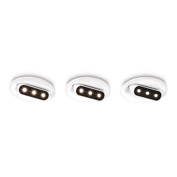 Philips 57988/31/16 SADA 3x LED podhľadové svietidlo SMARTSPOT 3xLED/7,5W/230V