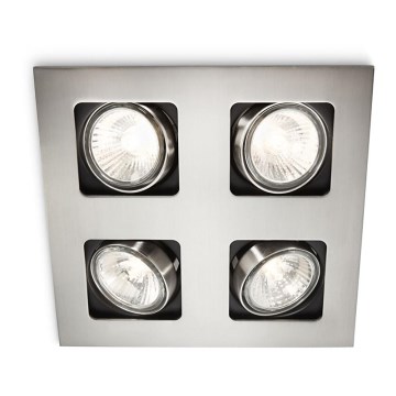 Philips 59304/17/16 - Kúpeľňové podhľadové svietidlo MYLIVING ACAMAR 4xGU10/50W/230V Philips 59304/17/16 - Kúpeľňové podhľadové svietidlo MYLIVING ACAMAR 4xGU10/50W/230V
