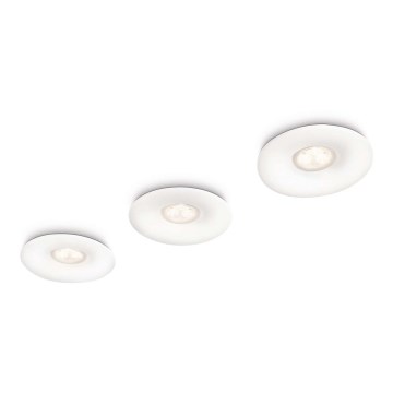 Philips 59833/31/16 - SADA 3x LED kúpeľňové podhľadové svietidlo MYLIVING AQUILA 3xLED/6W/230V Philips 59833/31/16 - SADA 3x LED kúpeľňové podhľadové svietidlo MYLIVING AQUILA 3xLED/6W/230V