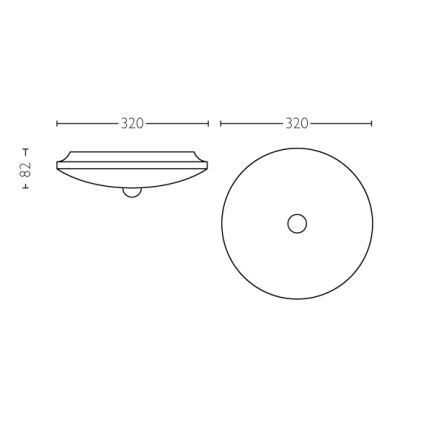 Philips - LED Stropné svietidlo so senzorom 1xLED/16W/230V 2700K