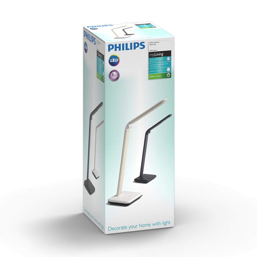 Philips 66016/31/P3 - LED Stmievateľná stolná lampa JABIRU LED/4,5W/230V biela