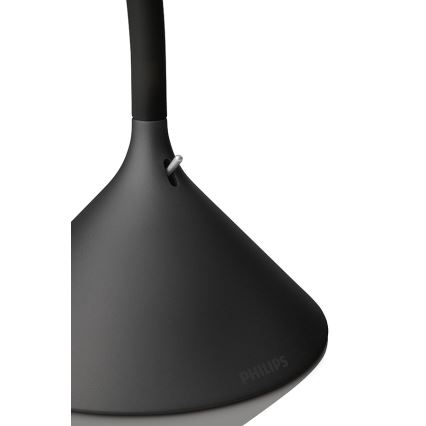 Philips 66731/30/16 - Stolná LED lampa CREATE čierna 1xHighPower LED/2,5W/230V