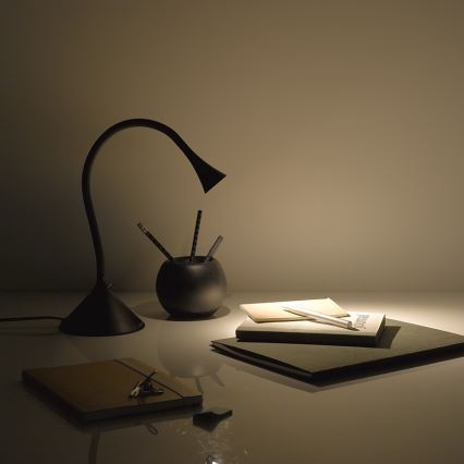 Philips 66731/30/16 - Stolná LED lampa CREATE čierna 1xHighPower LED/2,5W/230V