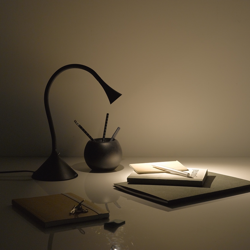 Philips 66731/30/16 - Stolná LED lampa CREATE čierna 1xHighPower LED/2,5W/230V