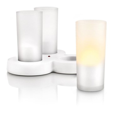 Philips 69108/60/PH - LED SADA 3x Stolná lampa CANDLELIGHT 3xLED/6W Philips 69108/60/PH - LED SADA 3x Stolná lampa CANDLELIGHT 3xLED/6W