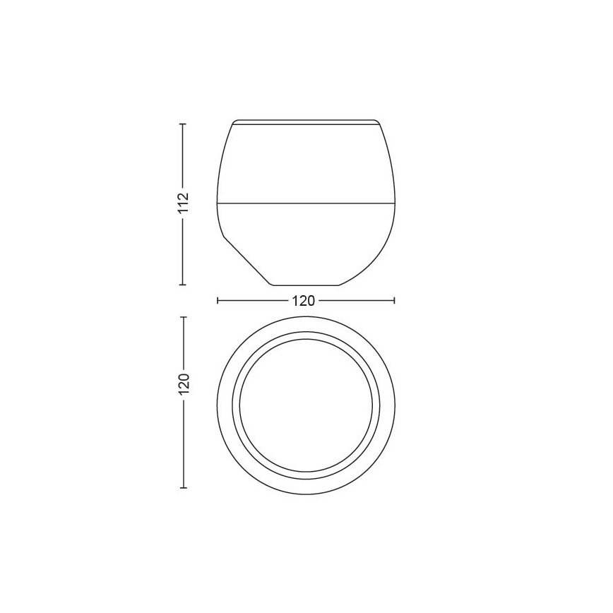 Philips 70105/31/P6 - LED stolné svietidlo MYLIVING BERRY 1xLED/3W/5V