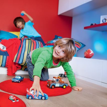 Philips 71704/32/16 - Dekorativní dětské LED svítidlo CARS 1xRGB LED/4,7W/230V