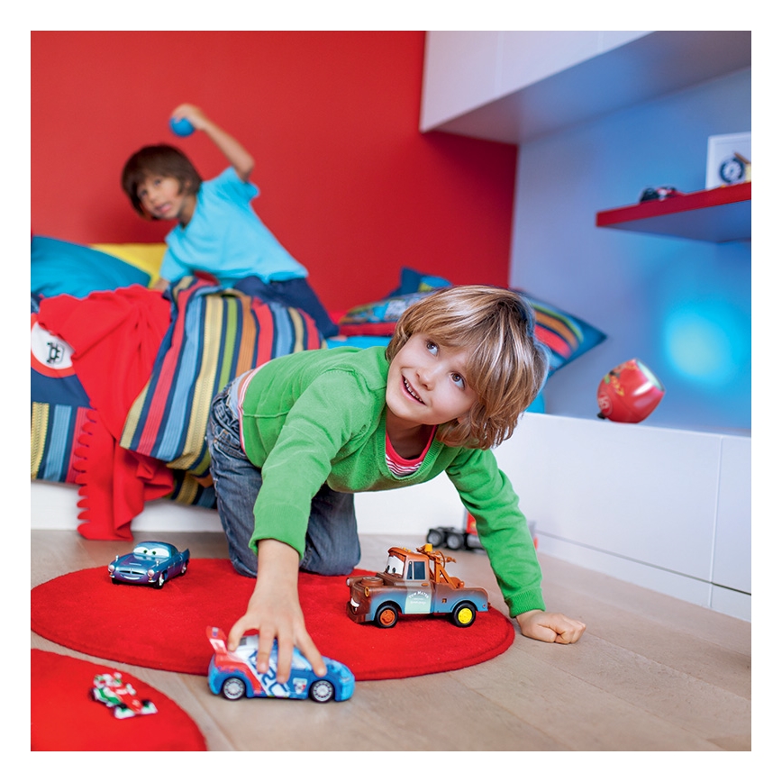 Philips 71704/32/16 - Dekorativní dětské LED svítidlo CARS 1xRGB LED/4,7W/230V