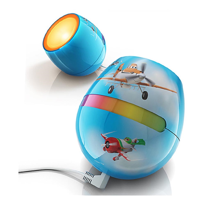 Philips 71704/53/26 - LED detská lampa LIVINGCOLORS MICRO DISNEY PLANES LED-SMD/4,7W/230V