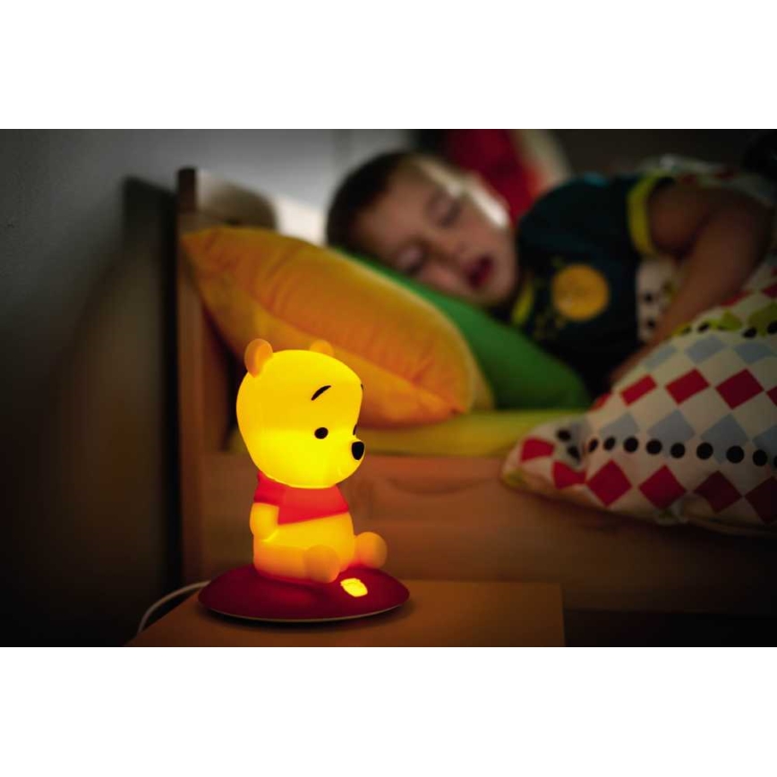 Philips 71705/34/16 - LED detská lampa SOFTPAL DISNEY WINNIE THE POOH 1xLED/0,18W/230V