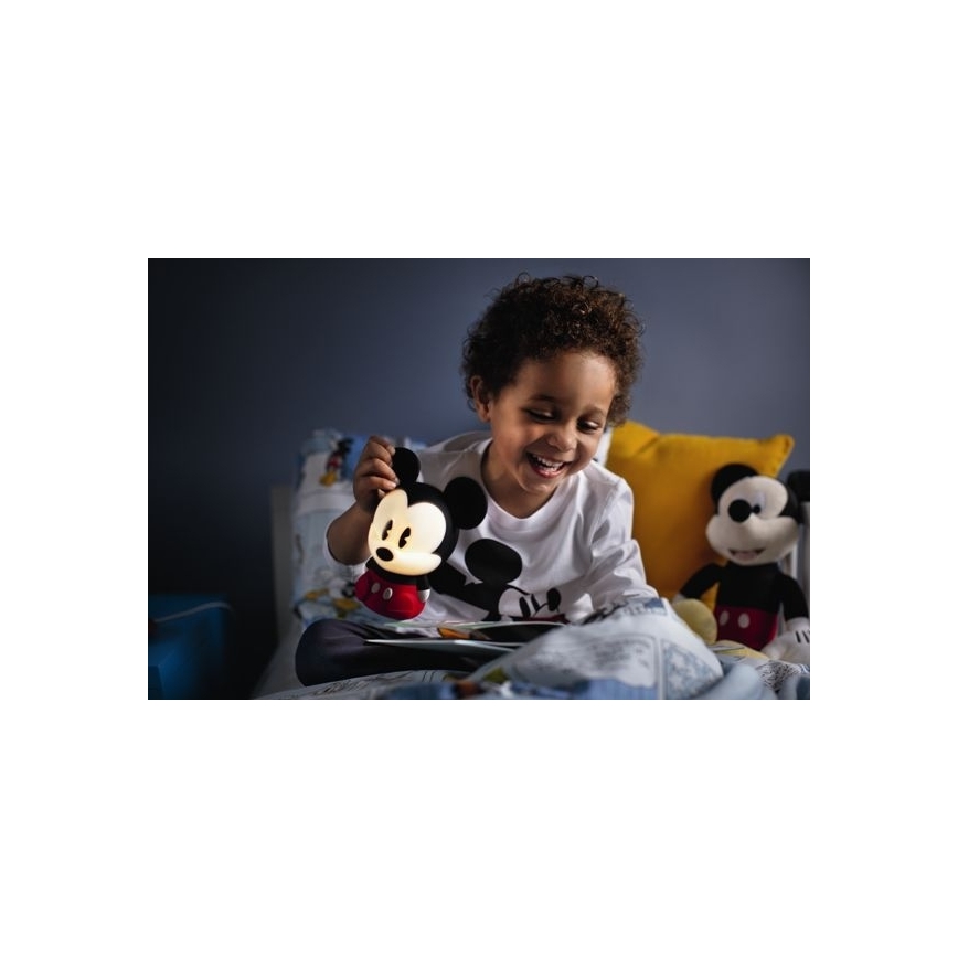 Philips 71709/30/16 - detská lampa DISNEY SOFTPAL MICKEY LED/1W/220-240V