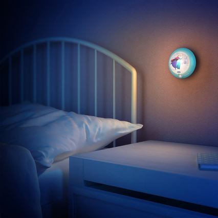 Philips 71765/08/16 - LED dětské nástěnné svítidlo FROZEN 1xLED/0,06W/2xAAA senzor