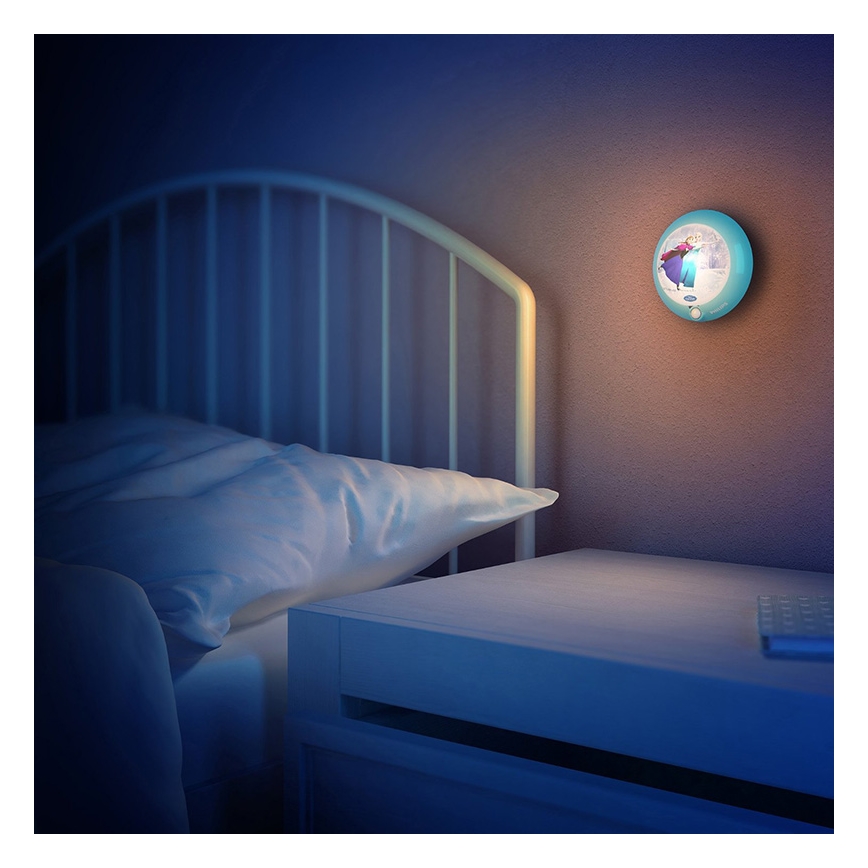 Philips 71765/08/16 - LED dětské nástěnné svítidlo FROZEN 1xLED/0,06W/2xAAA senzor