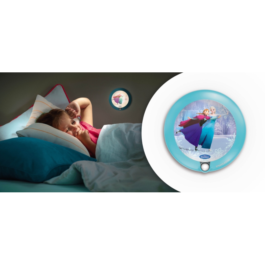 Philips 71765/08/16 - LED dětské nástěnné svítidlo FROZEN 1xLED/0,06W/2xAAA senzor