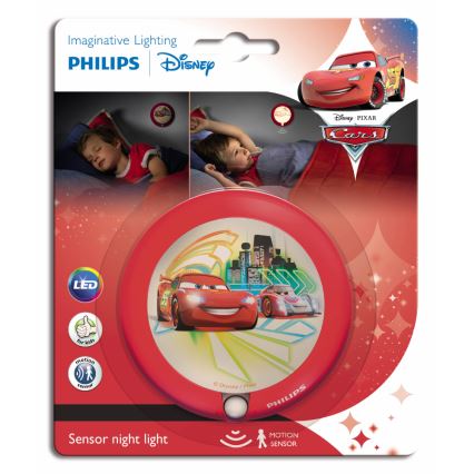 Philips 71765/32/16 - LED Detské svietidlo so senzorom DISNEY CARS 1xLED/0,06W/2xAAA