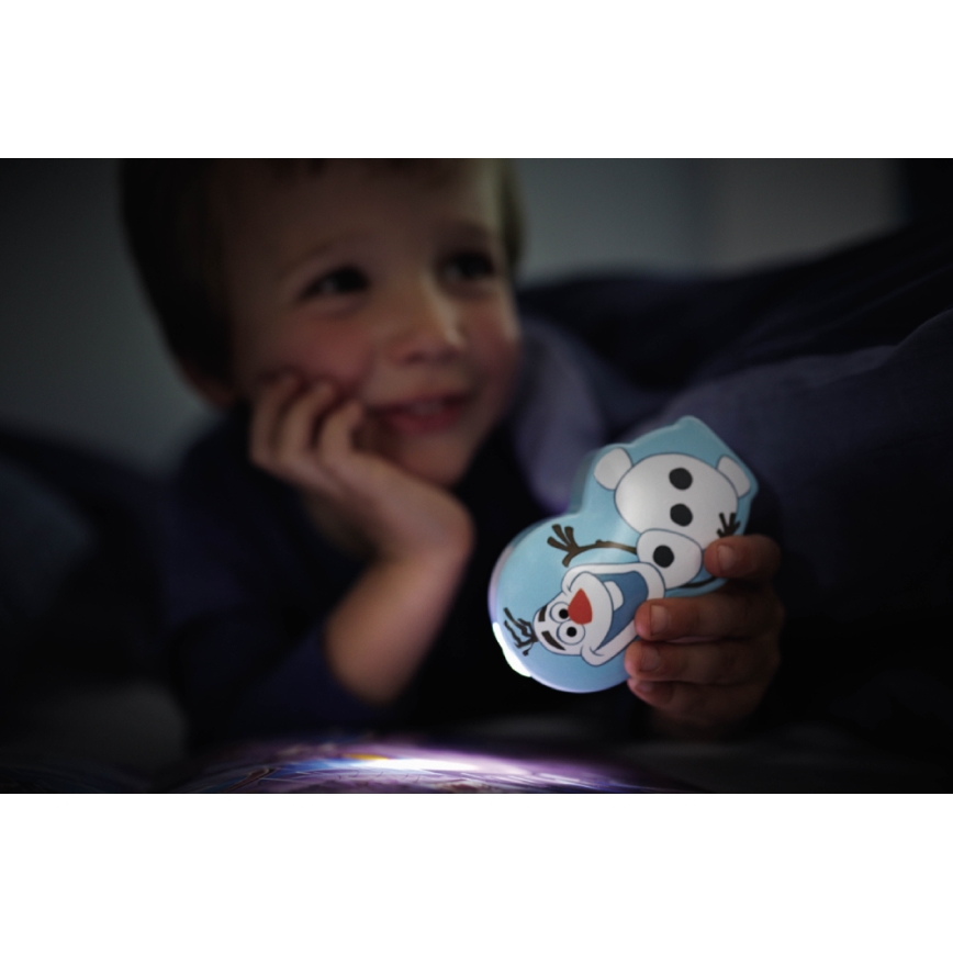 Philips 71767/08/16 - LED detská lampa DISNEY FROZEN 1xLED/0,3W/2xAAA