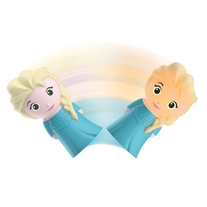 Philips 71768/03/16 - Detská lampička DISNEY ELSA LED/2xAAA