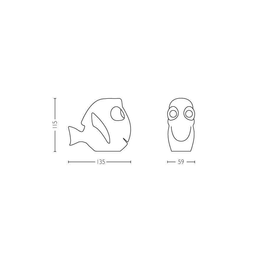 Detská lampička LED/2xAAA