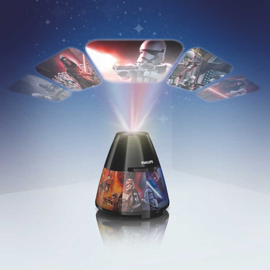 Philips 71769/30/P0 - LED detský projektor STAR WARS LED/0,1W/3xAA