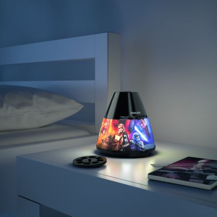 Philips 71769/30/P0 - LED detský projektor DISNEY STAR WARS LED/0,1W/3xAA