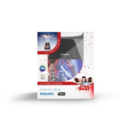 Philips 71769/30/P0 - LED detský projektor DISNEY STAR WARS LED/0,1W/3xAA