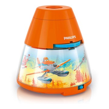 Philips 71769/53/16 - LED Detský projektor DISNEY PLANES LED/0,1W/3xAA