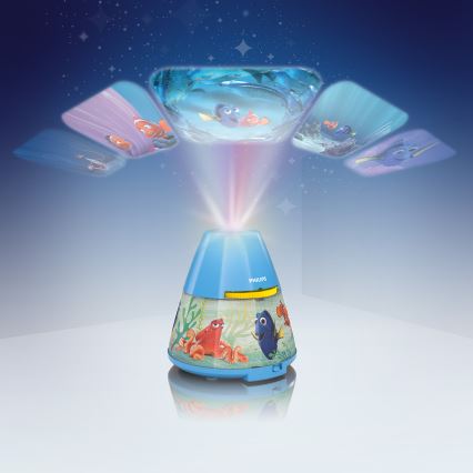Philips 71769/90/16 - Detský projektor DISNEY FINDING DORY LED/0,1W/3xAAA