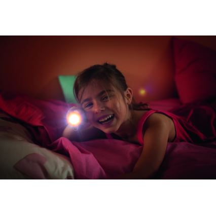 Philips 71788/90/16 - LED Detská baterka a projektor DISNEY DORY LED/3xLR44