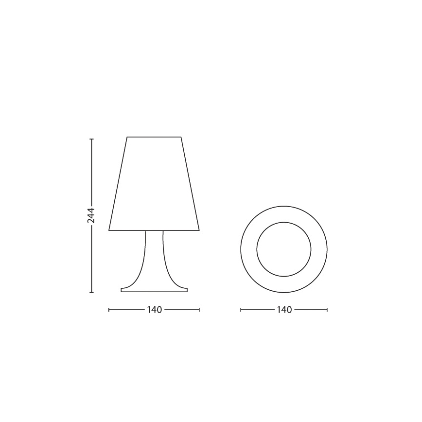 Philips 71795/34/16 - Detská stolná lampa DISNEY WINNIE THE POOH LED/2,3W/230V