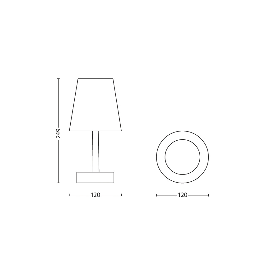 Philips 71796/08/16 - Detská stolná lampa DISNEY FROZEN LED/0,6W/3xAA