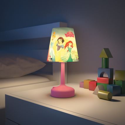 Philips 71796/28/16 - LED Detská stolná lampa DISNEY PRINCESS LED/0,6W/3xAA