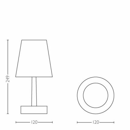 Philips 71796/30/P0 - LED Detská stolná lampa STAR WARS STORMTROOPER 1xLED/0,57W