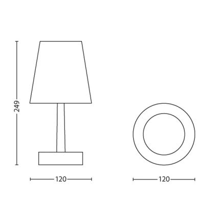 Philips 71796/32/16 - Detská stolná lampa DISNEY CARS LED/0,6W/3xAA