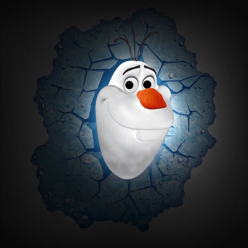 Philips 71801/08/16 - Detské svietidlo 3D OLAF LED/3xAA