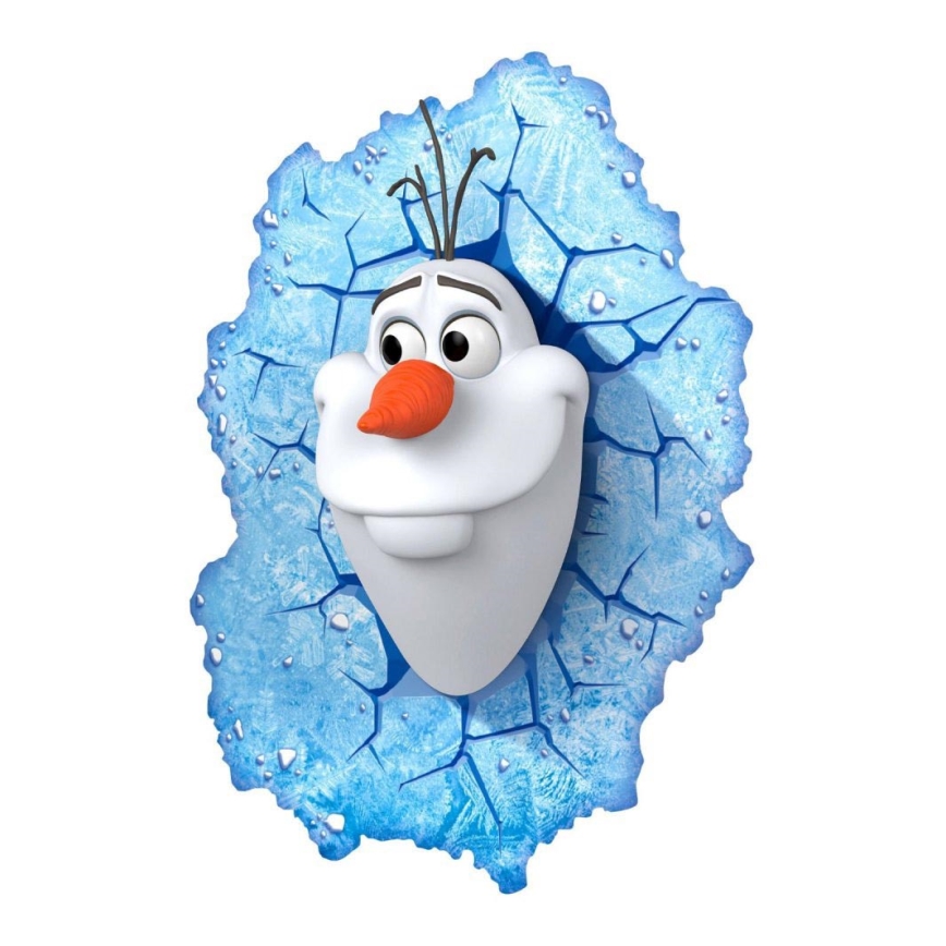 Philips 71801/08/16 - LED Detské nástenné 3D svietidlo DISNEY FROZEN OLAF LED/3xAA